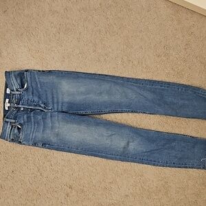Re/done 90s high rise ankle crop jeans
